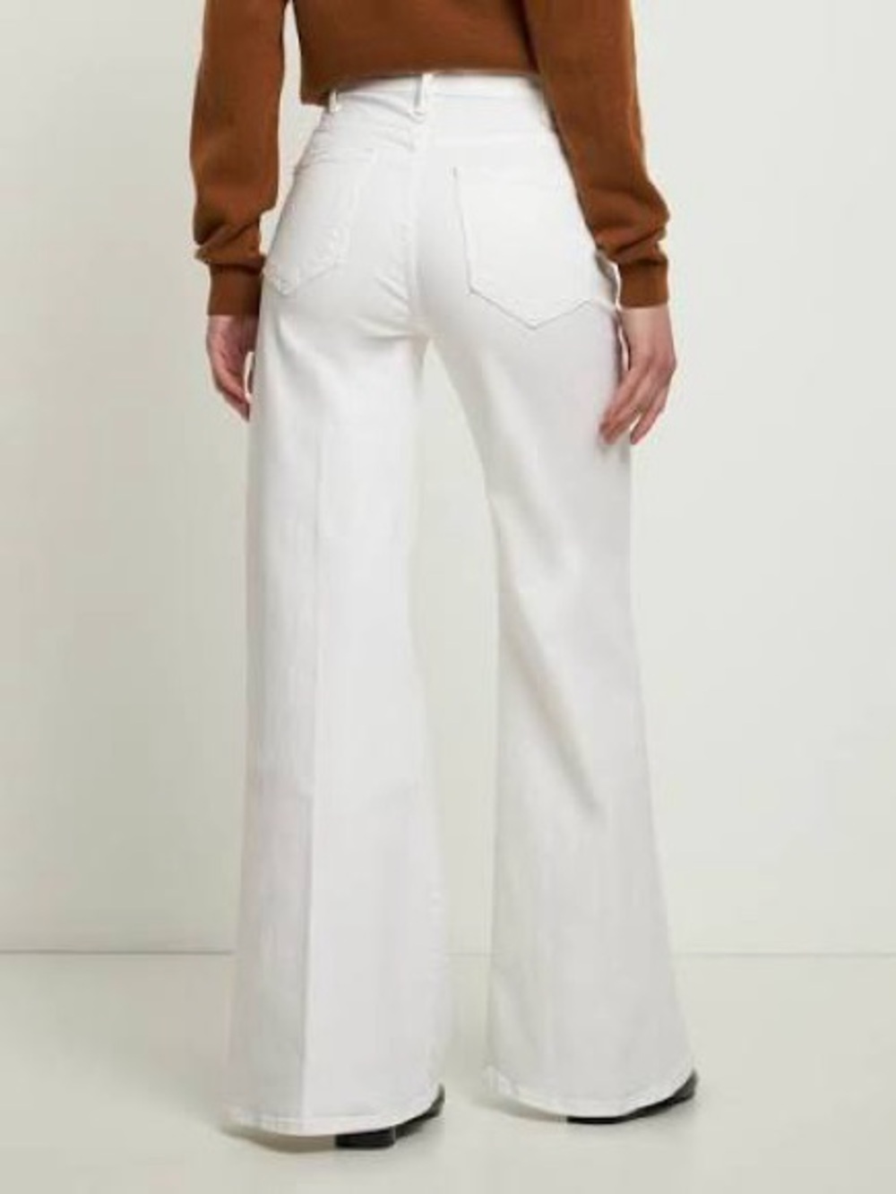 Mother NEW The Hustler Roller Skimp Wide Leg Jeans Fairest of Them All - Picture 2 of 11